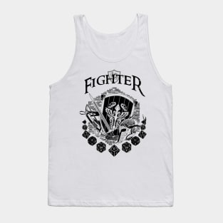 RPG Class Series: Fighter - Black Version Tank Top